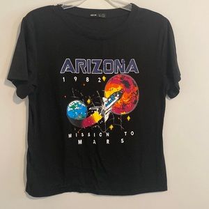 Black “Arizona Mission to Mars 1982” T-Shirt
